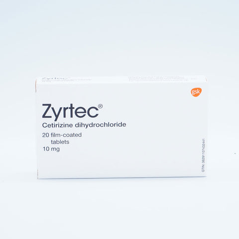 Zyrtec 10mg 20 Tablets