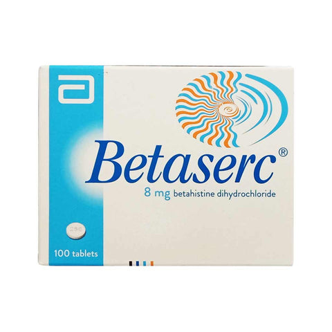 Betaserc 8mg/16mg/24mg tablets