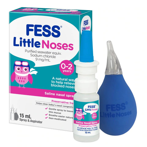 Fess Little Nose Drops With Aspirator 25Ml