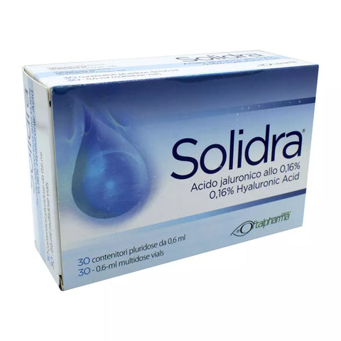 Solidra 20 Multidose Eye Vials 20'S Tear substitute